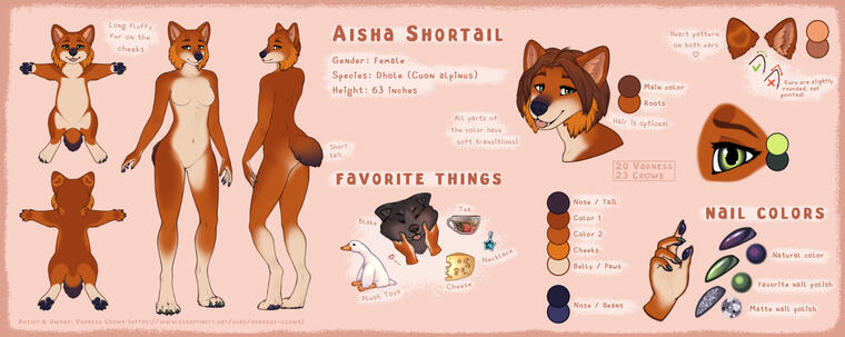Basic Refsheet ($240 total)